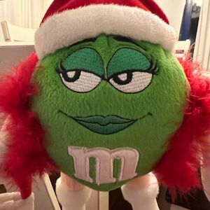 Green M&M’s I Love Shopping Christmas Ornament 🎄